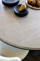 Universal Explore Home™ Erinn V x Universal Topanga Silver Fox Round Dining Table with Otter Base-4
