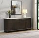 ACME Furniture Edwyn Espresso Sideboard with Marble Top-1