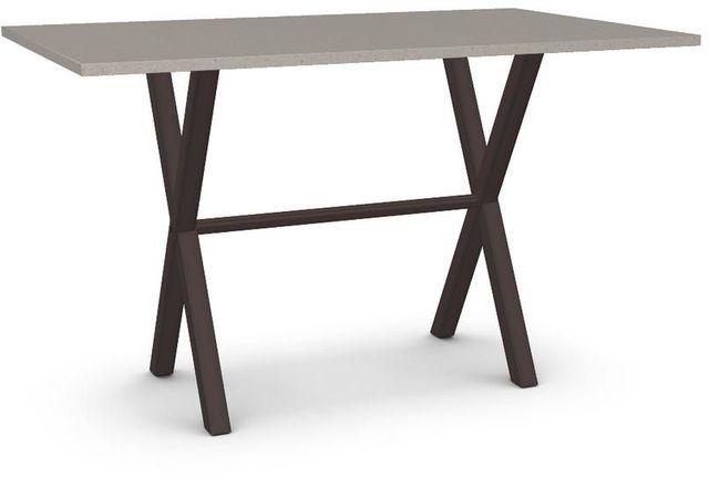 Amisco Customizable Alex 36" Thermo Fused Laminate Counter Height Table-0