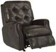 Flexsteel® Customizable Devon Leather Power Rocking Recliner-1