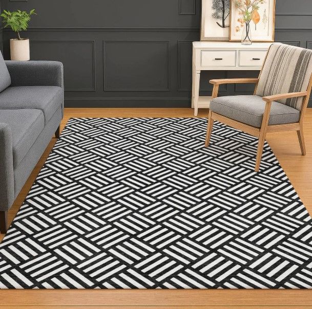 Dalyn™ Rug Company The Reserve TR3 Black 5'x8' Area Rug-4