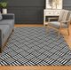 Dalyn™ Rug Company The Reserve TR3 Black 5'x8' Area Rug-4