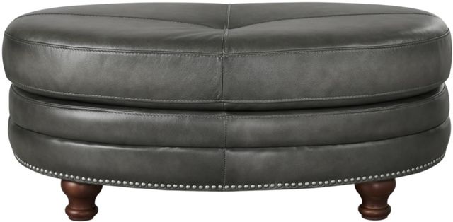 Hydeline® Belfast Ash Gray Ottoman-0