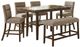 Global Furniture USA D4355 6-Piece Dark Brown Occasional Table Set-0