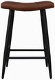 Nest Home Collections Frankie Dark Brown Leather Counter Stool-1