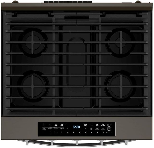 Whirlpool® 30" Black Stainless Steel Slide In Gas Range with Air Cooking Technology, Steam/Self Clean and High Speed Preheat-3
