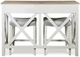 Riverside Furniture Osborne Timeless Oak/Winter White Console Table-2