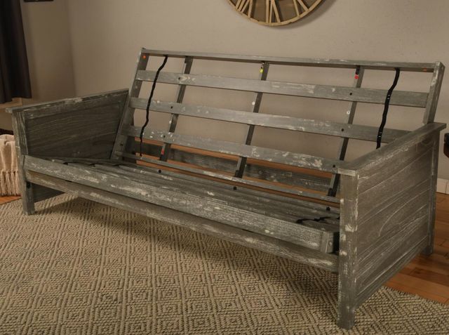 Kodiak Furniture Lexington Canton Gray/Weathered Gray Full Futon with Mattress-2