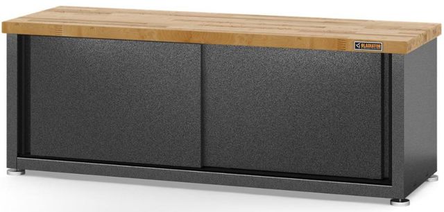 Gladiator® Hammered Granite Ready-to-Assemble Storage Shoe Bench-2
