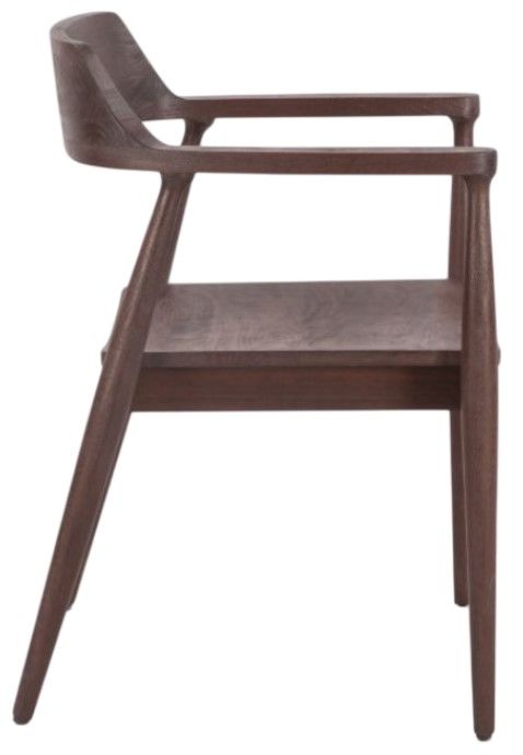 Home Trends & Design Cambridge Gray Septarian/Walnut Dining Chair-1