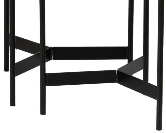 Powell® Eggleston Black/Natural Nesting Tables-2