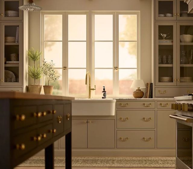 KOHLER® Audrine™ Dune 33" Undermount Single-Bowl Farmhouse Workstation Kitchen Sink-4