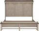 Liberty Furniture Ivy Hollow 4-Piece Dusty Taupe/Weathered Linen King Mantle Storage Bedroom Set with Chest-3