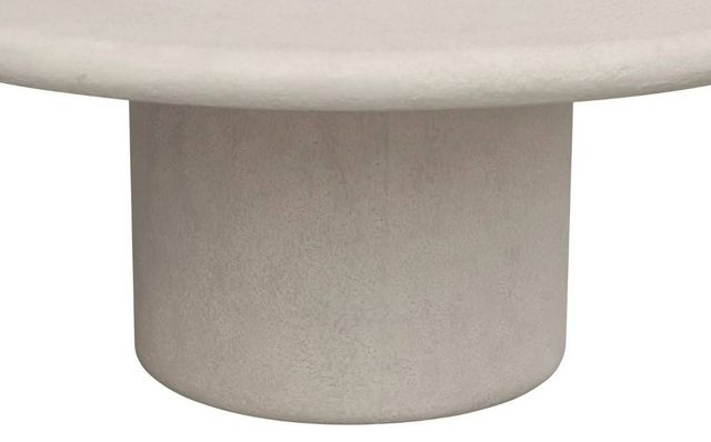 Moe's Home Collection Frida Cream Concrete Outdoor Coffee Table-4