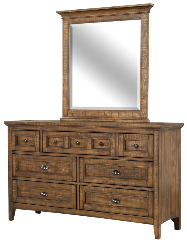 Magnussen Home® Bay Creek Toasted Nutmeg Mirror-1