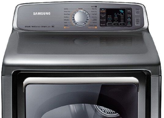 Samsung 7.4 Cu. Ft. Stainless Platinum Electric Dryer-1