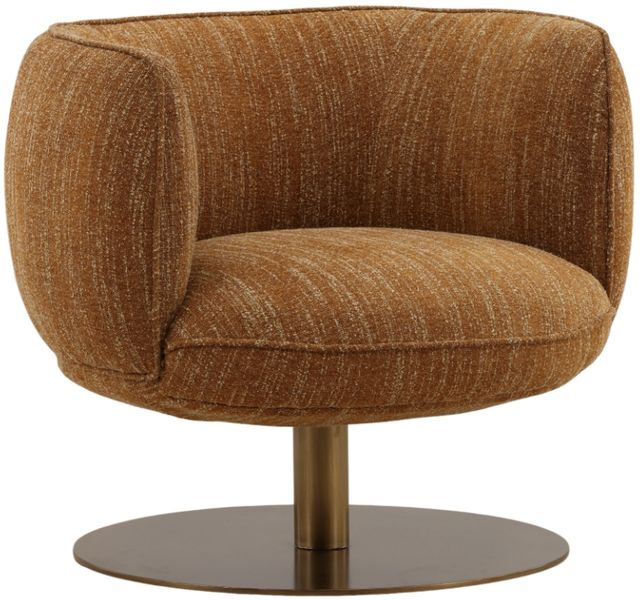 Dovetail Furniture Aisha Mustard Swivel Chair-0