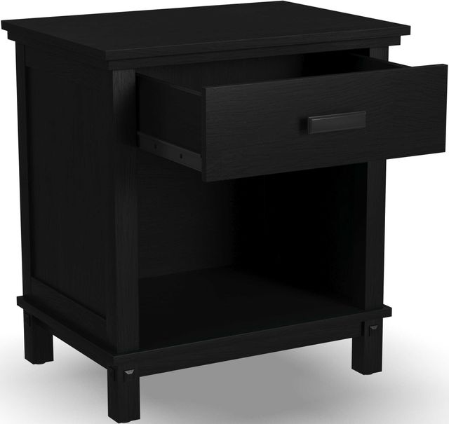 homestyles® Oak Park Black Nightstand-2
