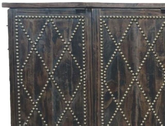 Million Dollar Rustic Burnt Walnut Console -1
