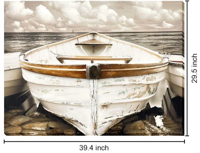 Classy Living Contemplative Coastal Serenity Wall Art-2