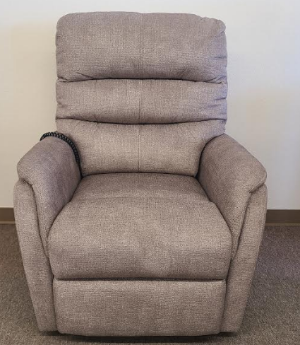Destin Medium Power Lift Chair Recliner in a Antler Fabric-1