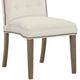 Fairfield® Customizable Entree Dining Empire Short Back Armless Stack Chair with Mica Legs-2