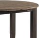 Intercon Beacon Charcoal/Walnut Round Drop Leaf-2