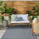 Nourison Home™ Tulum Denim Striped 5'x7' Area Rug-1