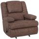 Franklin™ Clayton Easter Mocha Manual Rocker Recliner with Storage Arms-0