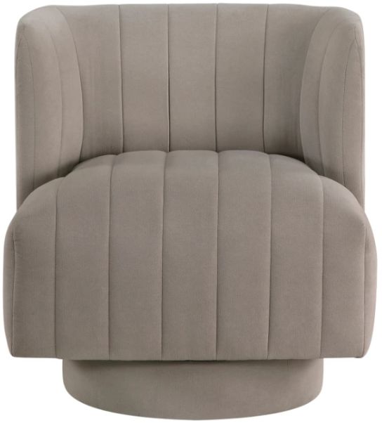 Homelegance® Joyce Taupe Swivel Chair-2
