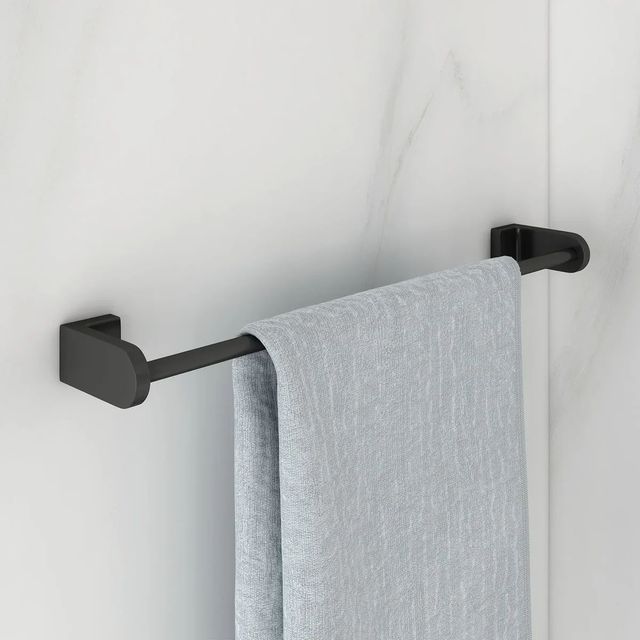 DXV Equility® Matte Black 24" Towel Rack-1