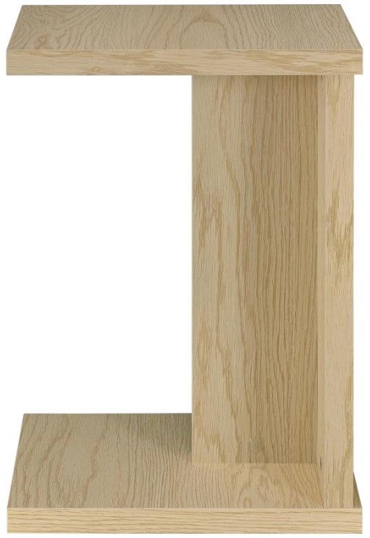 Coaster® Clower Light Oak Side Table-1