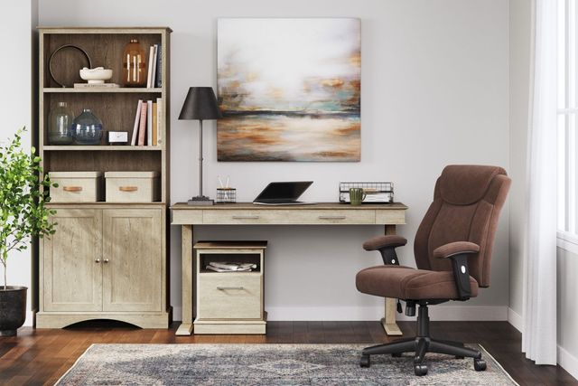 Signature Design by Ashley® Elmferd Light Brown 72" Bookcase-4
