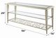 ACME Furniture Zaba Glass Top Sofa Table with Silver Base-2