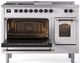 Ilve® Nostalgie II Series 48" White Pro Style Dual Fuel Range-2