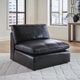 Signature Design by Ashley® Emilia 7-Piece Black Curved Sectional-1