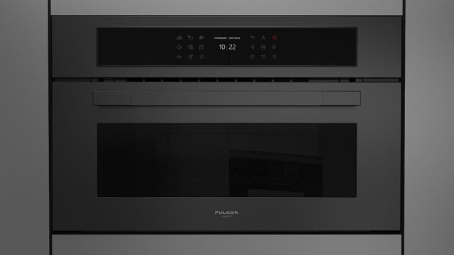 Fulgor Milano® Matteo 700 Series 30" Matte Black Steam Oven-1