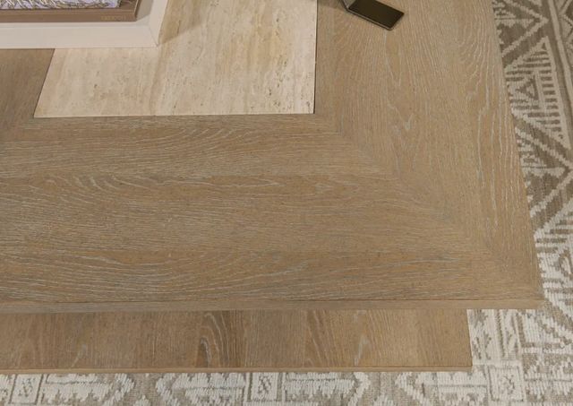 Hammary® Windover Balance Sand Square Coffee Table-2