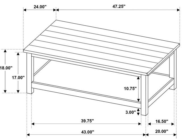 Coaster® Payne 3-Piece Java Occasional Table Set-2