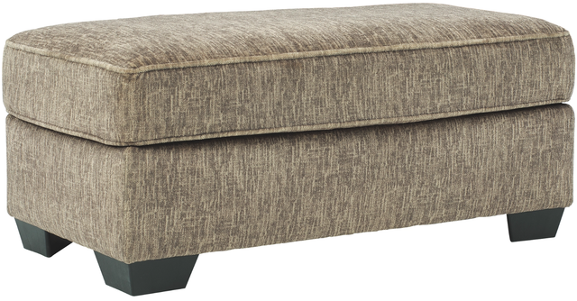 Benchcraft® Olin Chocolate Ottoman-0