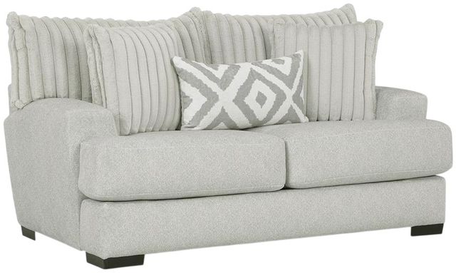Albany Industries Tweed Silver Loveseat-0