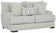 Albany Industries Tweed Silver Loveseat-0