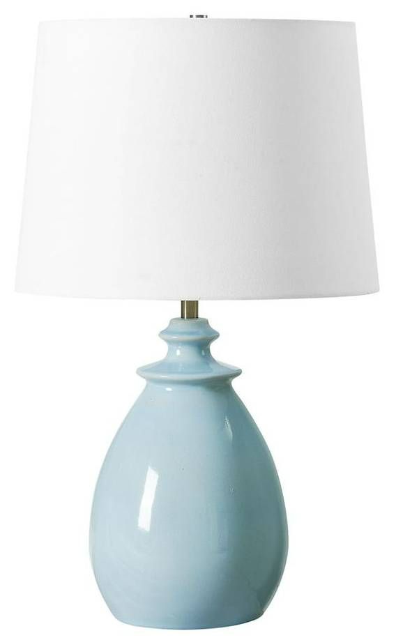 Uttermost® Lorene Light Blue Table Lamp-3