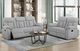 Homelegance® Jules Gray Double Manual Reclining Sofa-1