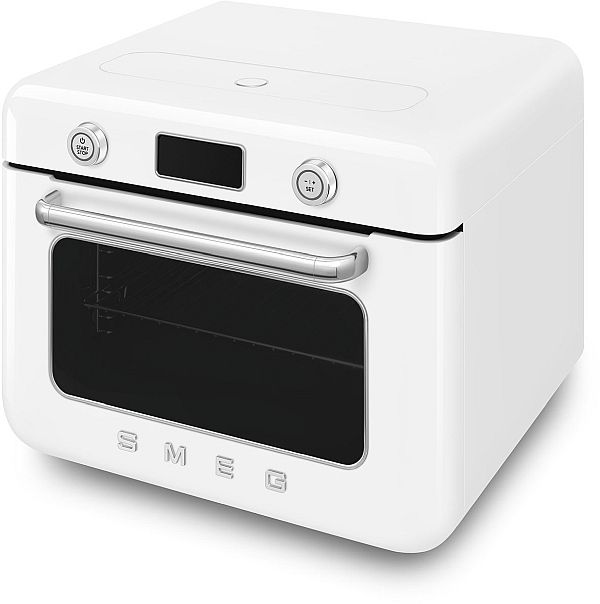 Smeg 50's Style 20" White Countertop Combi Steam Oven-3