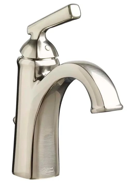 American Standard Edgemere® Brushed Nickel Single Hole Single-Handle Bathroom Faucet with Lever Handle-0