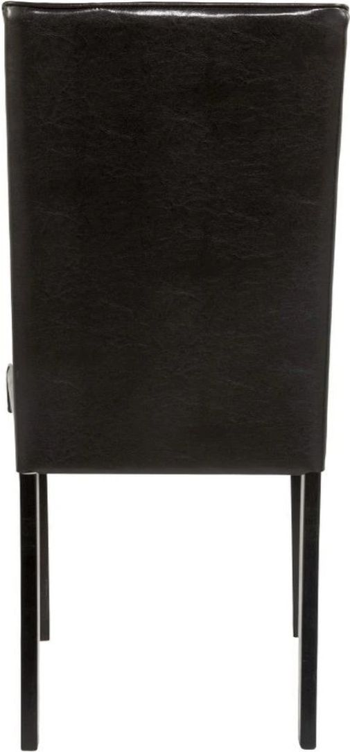 Signature Design by Ashley® Kimonte Dark Brown Upholstered Dining Side Chair-3