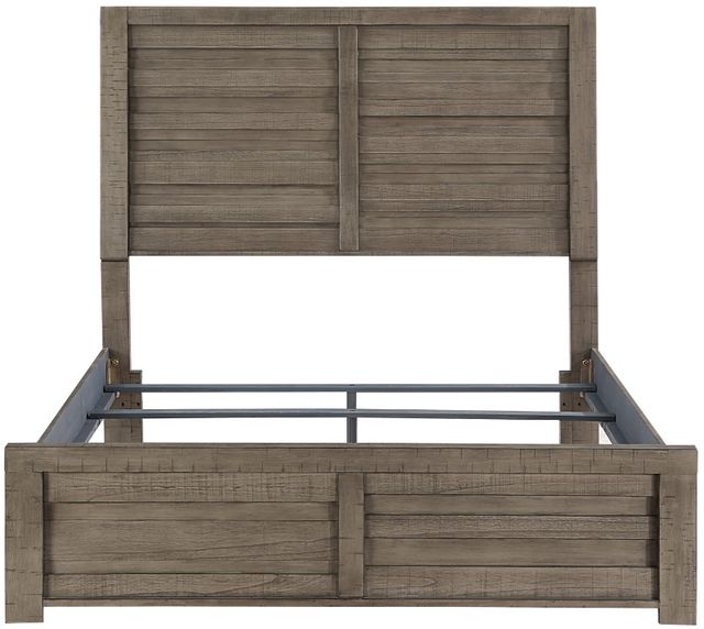Homelegance® Longview Gray Queen Panel Bed-3