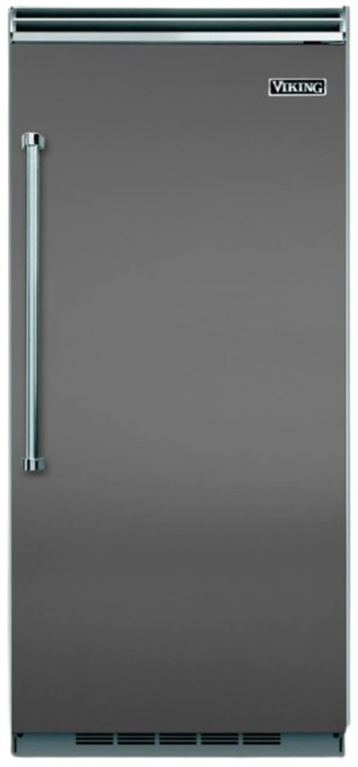 Viking® 5 Series 36 in. 22.8 Cu. Ft. Damascus Gray Built In Counter Depth Right Hinge All Refrigerator