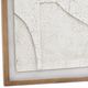 Dovetail Furniture Delphine White Textured Wall Art-3